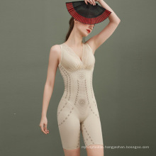 After Taking Off The Shapewear Volcanic Stone Fat-Burning Non-Marking Bodysuit Abdomen Buttocks Body Corset